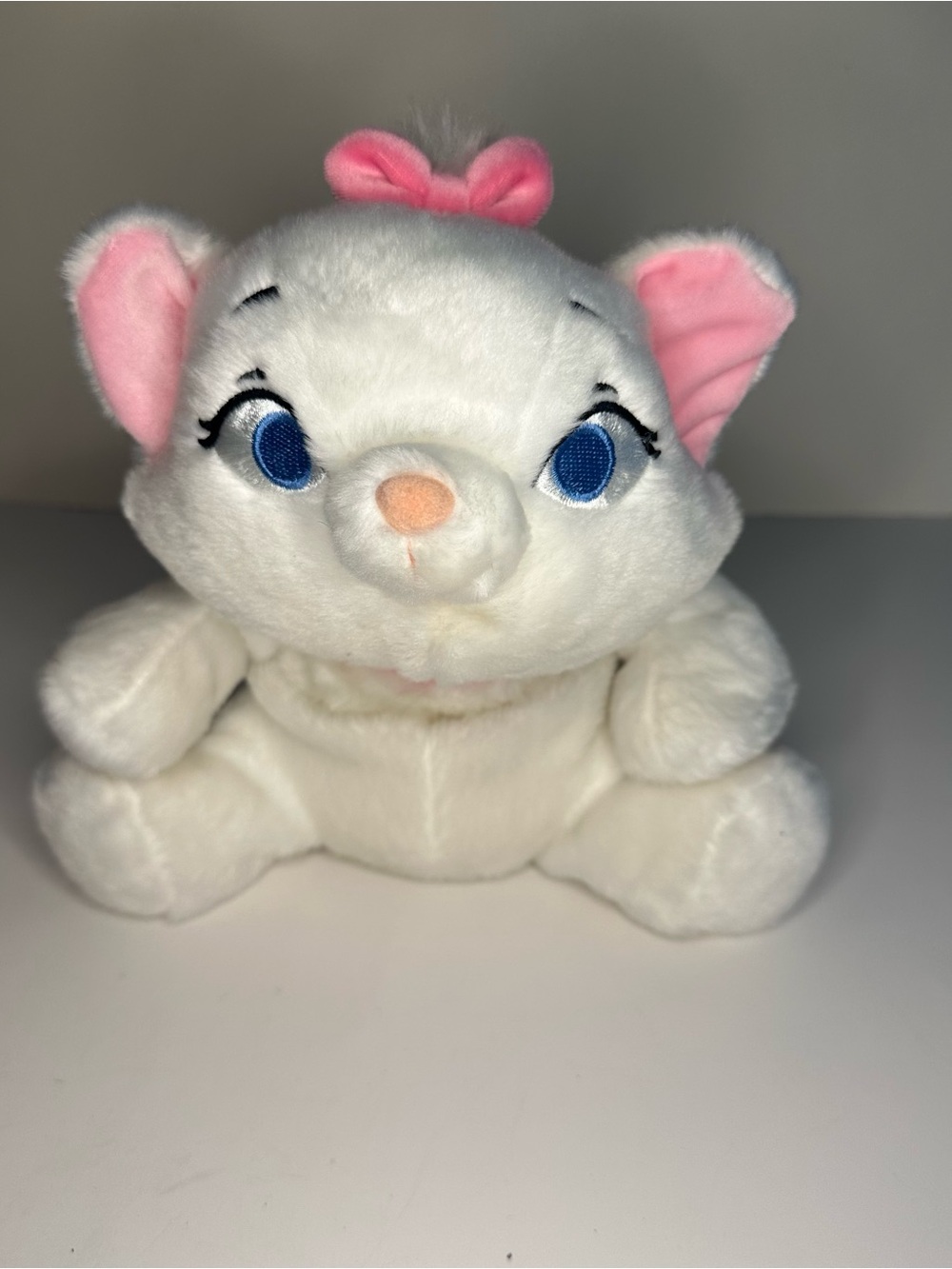 Aristocats Marie Disney Store Exclusive 9" Cat Laying Flat Floppy Plush Toy VTG